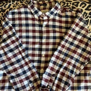 Mens plaid dress shirt